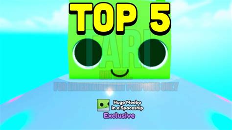 Top 5 Players Hatching A Huge Meebo In A Spaceship Pet Simulator X