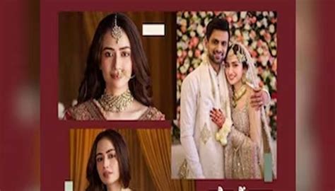 Sana Javed Pakistani Actress Married To Cricketer Shoaib Malik Husband