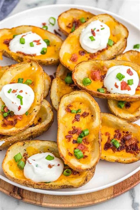 Crispy Baked Potato Skins Recipe Little Sunny Kitchen