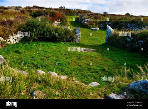 Chysauster Ancient Village Stock Photo - Alamy