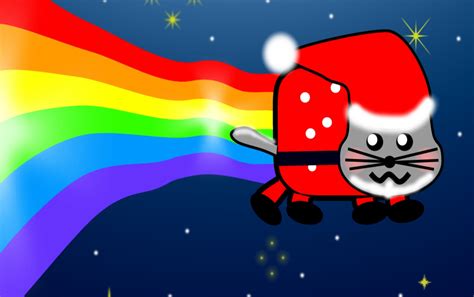 Nyan Cat Xmas Edition Wallpapers Moving Animated Images Of Cats