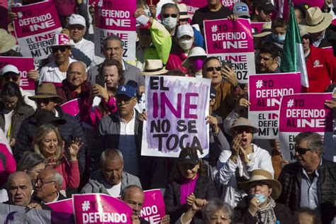 Marcha En Defensa Del Ine 2023 ¿cuándo A Qué Hora Y Dónde Es La Manifestación