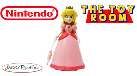 Jakks Pacific World Of Nintendo Princess Peach Figure Review Youtube