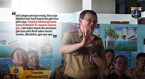 Pidato Ahok Di Pulau Seribu Newstempo