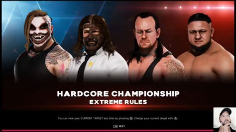 WWE 2K20 Mankind Vs Undertaker Vs The Fiend Vs Samoa Joe Extreme