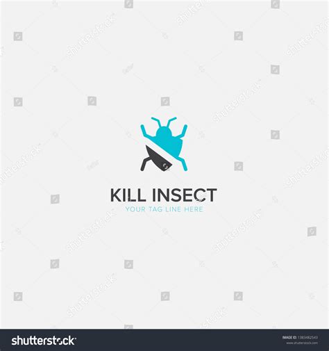 Simple Logo Insect Killer Modern Logo Stock Vector Royalty Free 1383482543 Shutterstock