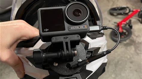 Dji Osmo Action Helmet Setup Youtube