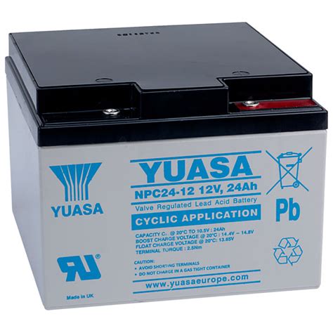 Acumulator Stationar Plumb Acid Yuasa V Ah Agm Vrla Deep Cycle