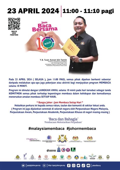 Program Jom Baca Bersama Minit Portal Rasmi Perbadanan