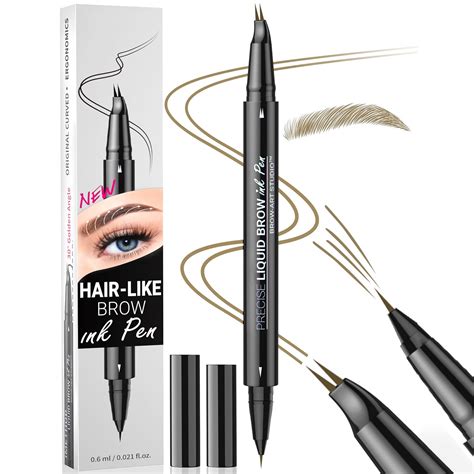 For Perfect Shapes Defines Fills Brow Curved Eyebrow Pen Eyebrow