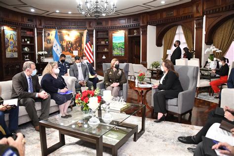 Gen Richardson Meets With President Castro Defense Leaders During