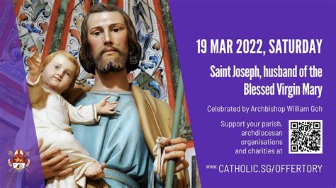 Catholic Weekday Mass Today Online Saturday Saint Joseph Husband Of The Blessed Virgin Mary