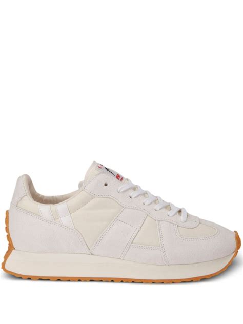 Comme Des Gar Ons Panelled Sneakers White Farfetch Uk