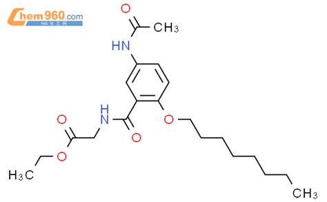 267897 54 1 Glycine N 5 Acetylamino 2 Octyloxy Benzoyl Ethyl