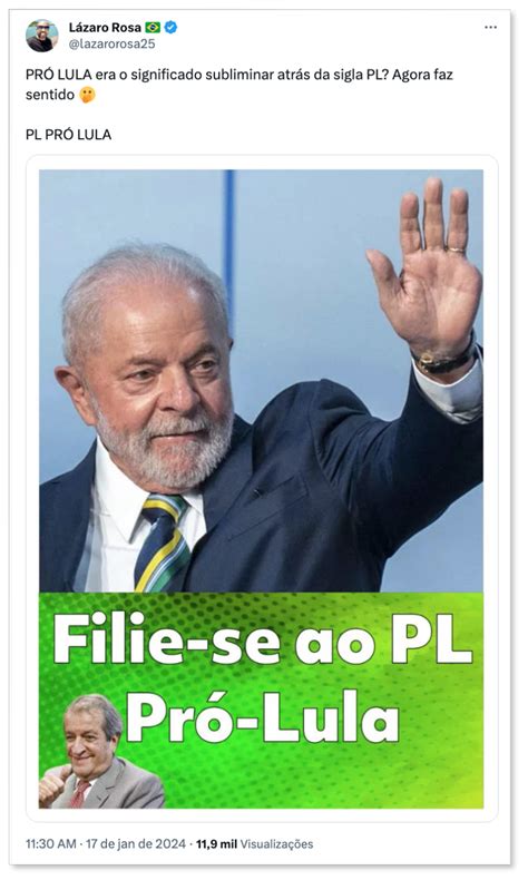 Pl President S Praise For Lula Becomes A Meme On Social Media Pledge