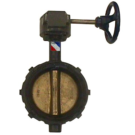 Wd 2000 Butterfly Valve Ductile Iron Wafer Type 200 Psi On Nibco