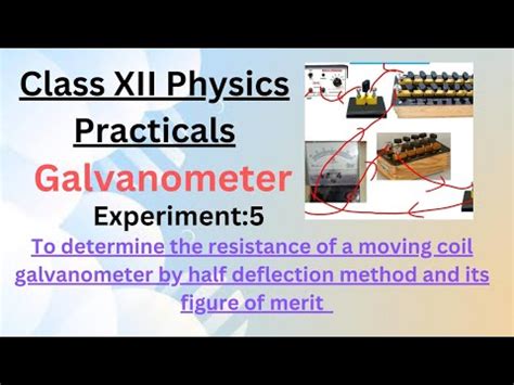 To Determine The Resistance Of A Galvanometer By Half Deflection Method