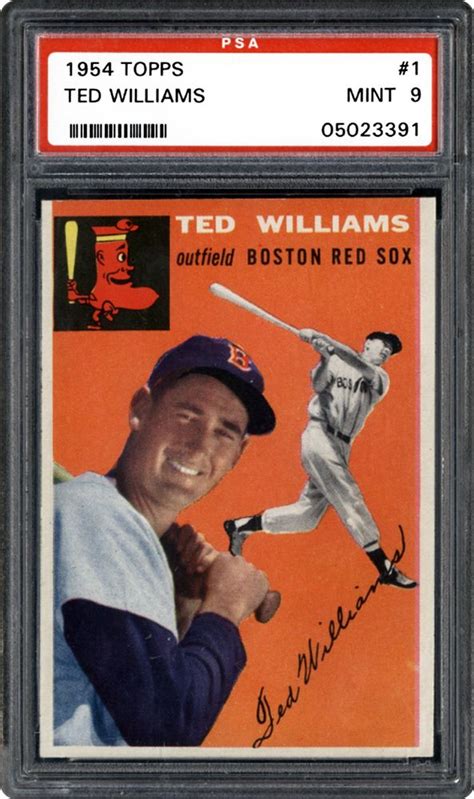 1954 Topps Ted Williams Psa Cardfacts®