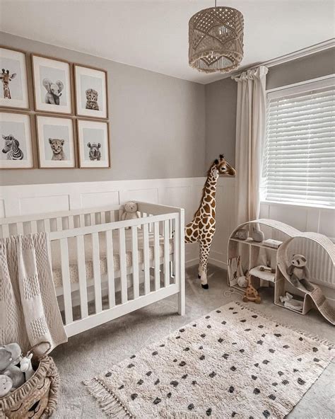 Giraffe Nursery Theme Safari Nursery Girl Neutral Safari Nursery