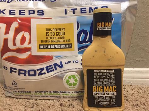 Mcdonalds Big Mac Special Sauce Bottle Of Limited Edition