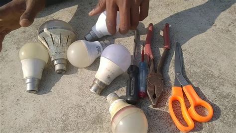 How To Repair Led Bulb How To Open Led Bulb Led Bulb Ko Kaise Khole