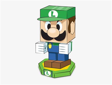 Paper Luigi Mario And Luigi Paper Jam Papercraft Luigi X Png