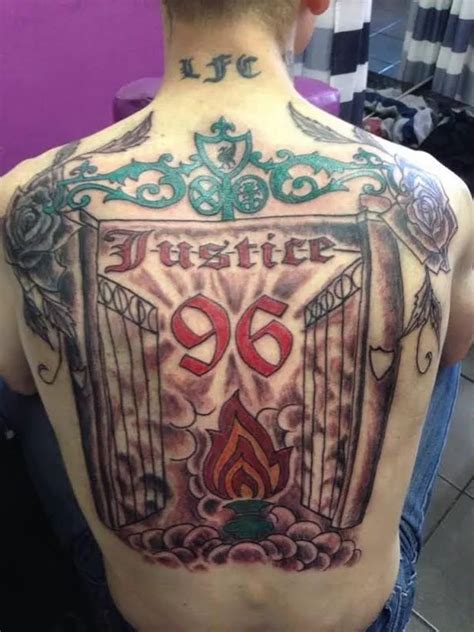 Liverpool FC fan has entire back tattooed as Hillsborough tribute ...