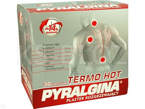 PYRALGINA TERMO HOT Plaster Silnie Rozgrzew Ulotka Dawkowanie