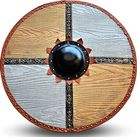 Medieval Royal Vikings Era Shield Adult Size 24inch Warrior King Shield