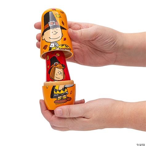 Peanuts Thanksgiving Nesting Dolls Pc Oriental Trading