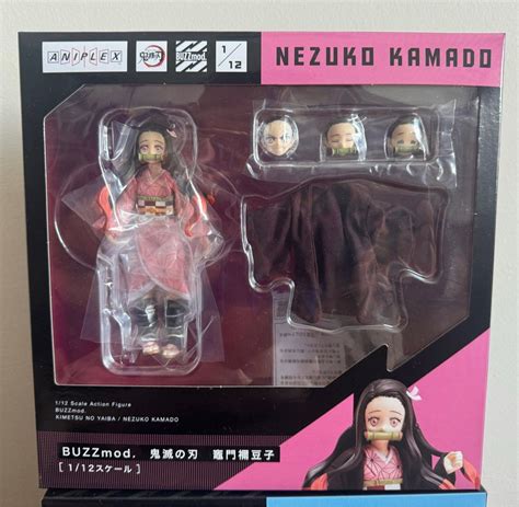 Aniplex Buzzmod Demon Slayer Set Of 4 Buzzmod Tanjiro Kamado Buzzmod