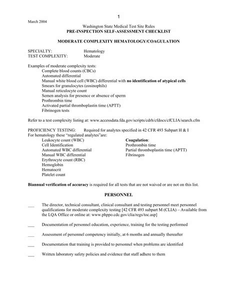 PDF Hematology Coagulation Self Assessment PDF Filepre Inspection