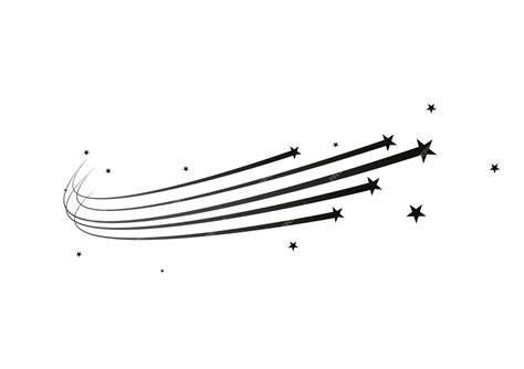 Premium Vector | Abstract falling star with trail shooting stars motion ...