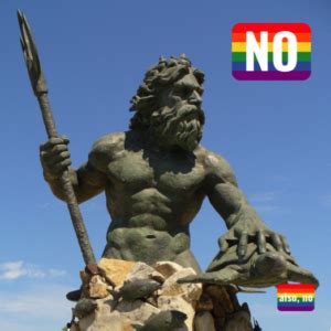Poseidon Gay God Of The Seas Presents Plastic Pride Sponsored By
