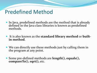 methods  java pptx