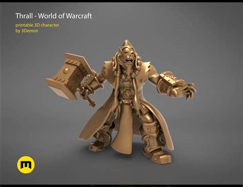 Thrall World Of Warcraft 3d Model 3d Printable Cgtrader