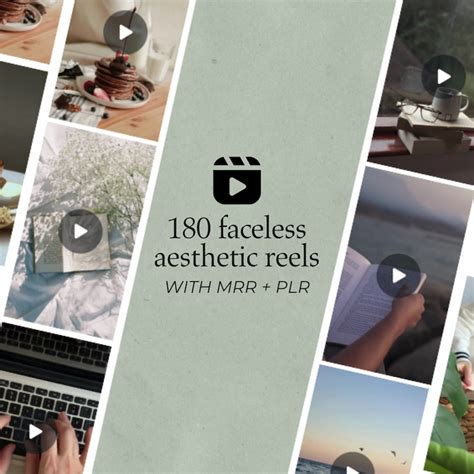 220 Faceless Aesthetic Videos Posts Stories MRR Faceless Instagram