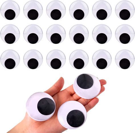 Beadnova 2 Inches Googly Eyes Self Adhesive Wiggly Eyes For Craft 12