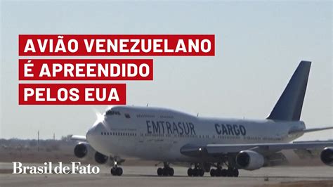 Avião venezuelano que estava retido na Argentina foi apreendido pelos