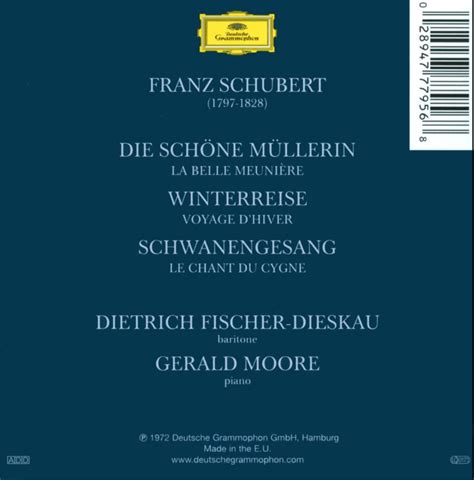 Release Schubert The Song Cycles” By Dietrich Fischer‐dieskau Gerald