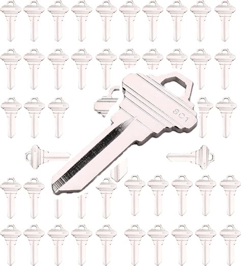 Sc1 Blank Key Blanks Brass Sc1 Uncut Blank Keys Pack Of 50 Keys