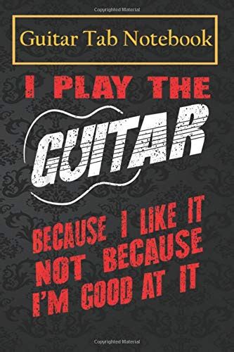 Guitar Notebook Journal I Play The Guitar Cute Electric Guitarist