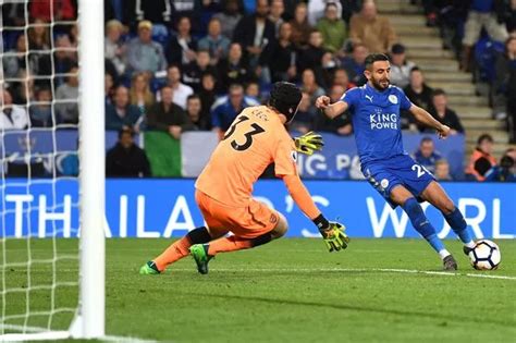 Leicester City Ace Riyad Mahrez Lit Up King Power Stadium In Arsenal