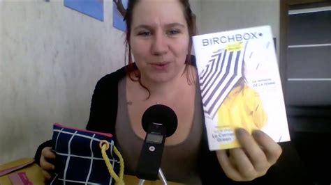 Asmr Français Binaural Unboxing Birchbox Whispering Youtube