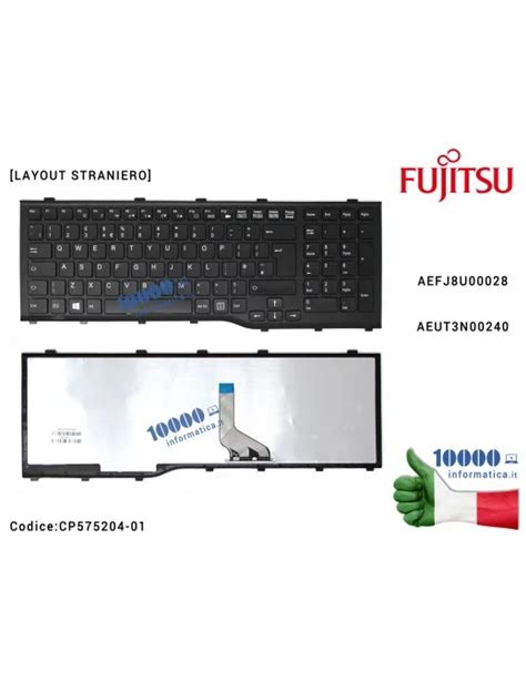 Cp Tastiera Straniera Fujitsu Lifebook Ah A N Nh