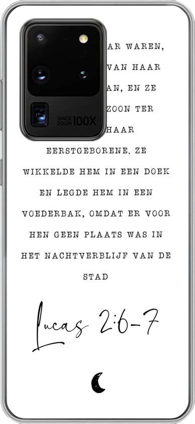 Samsung Galaxy S20 Ultra Hoesje Kerst Religie Lucas 2 6 7