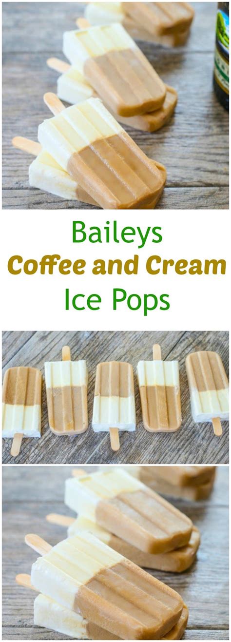 Baileys Coffee And Cream Ice Pops Recipe Ice Pops Popsicle