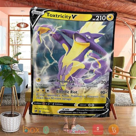 HOT Anime Pokemon Toxtricity Blanket Express Your Unique Style With BoxBoxShirt