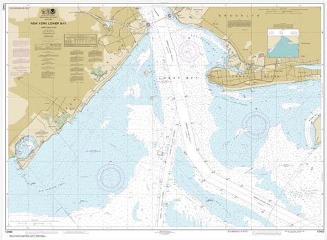 Noaa Chart New York Lower Bay Northern Part 12402 The Map Shop