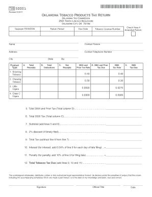 Fillable Online Tax Ok Tob Tax Ok Fax Email Print Pdffiller